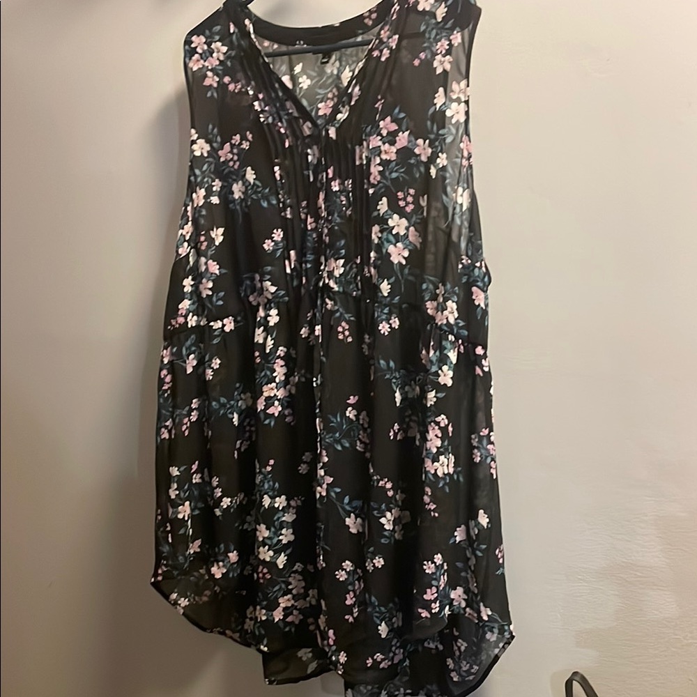 Torrid Black Relaxed Asymmetrical Blouse